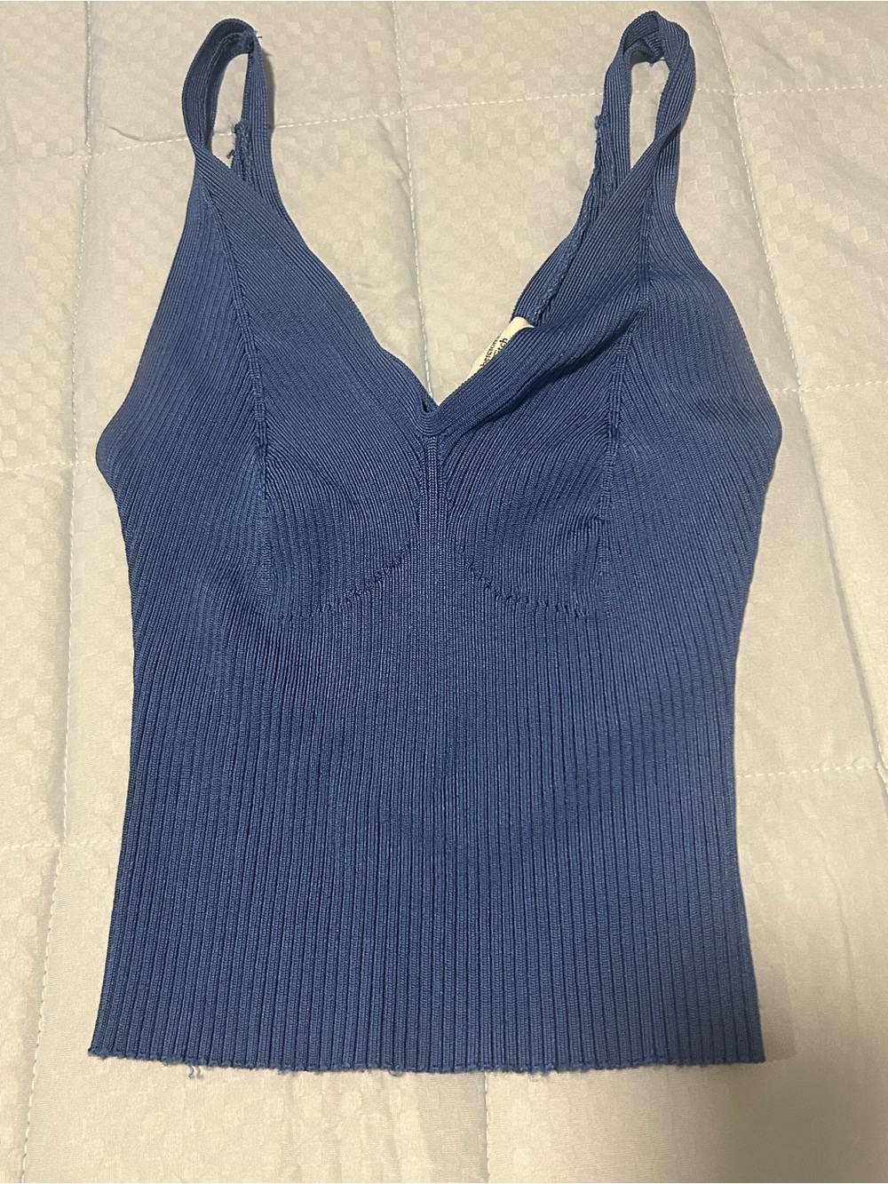 A&F Ribbed V-Neck Tank Top